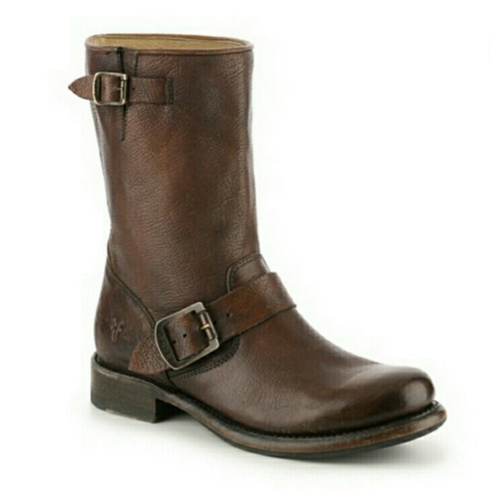 FRYE Jenna engineered Mid calf boot